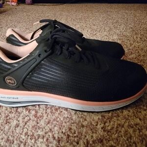 New- Timberland PRO Drivetrain- black & pink- size 10. Safety Steel Toe Shoes